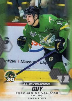 2022-23 Extreme Val-d'Or Foreurs (QMJHL) #NNO Alexandre Guy Front