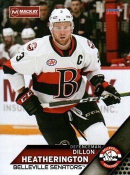 2022-23 Choice Belleville Senators (AHL) #NNO Dillon Heatherington Front