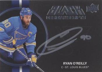 2021-22 SPx - UD Black Obsidian Scripts #OS-RO Ryan O'Reilly Front