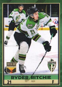 2022-23 Prince Albert Raiders (WHL) #NNO Ryder Ritchie Front