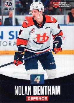 2022-23 Lethbridge Hurricanes (WHL) #NNO Nolan Bentham Front