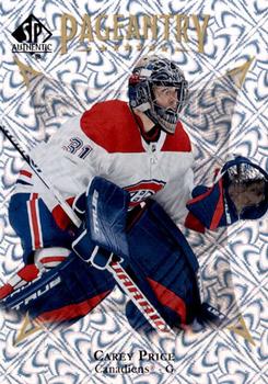 2021-22 SP Authentic - Pageantry #P-13 Carey Price Front