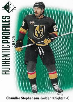 2021-22 SP - Authentic Profiles Green #AP-7 Chandler Stephenson Front