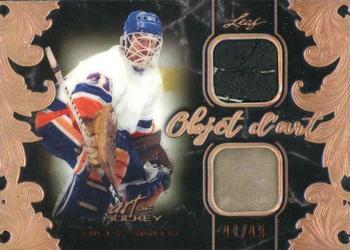 2022 Leaf Art of Hockey - Objet d’art Bronze Spectrum Holofoil #ODA-02 Billy Smith Front