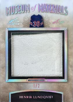 2022 Leaf Art of Hockey - Museum of Materials Silver Spectrum Holofoil #MM-10 Henrik Lundqvist Front