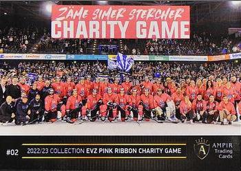 2022-23 AMPIR EV Zug (Unlicensed) - Pink Ribbon Charity Game #02 Brian O'Neill Back