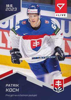 2023 SportZoo Live Hockey Slovakia #L-11 Patrik Koch Front