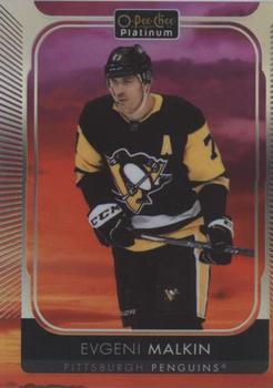 2021-22 O-Pee-Chee Platinum - Sunset #8 Evgeni Malkin Front