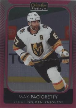 2021-22 O-Pee-Chee Platinum - Matte Pink #38 Max Pacioretty Front