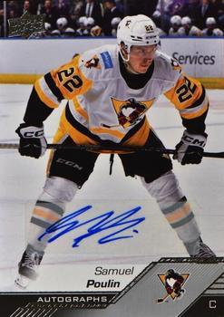 2022-23 Upper Deck AHL - Autographs #27 Samuel Poulin Front