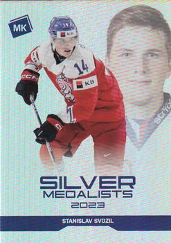 2022-23 Moje karticky Czech Ice Hockey Team - Silver Medalists U20 #SM-07 Stanislav Svozil Front