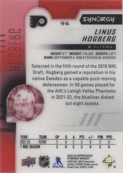 2022-23 Upper Deck Synergy - Red #96 Linus Hogberg Back