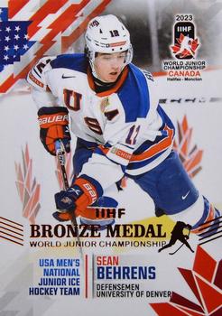 2023 BY Cards IIHF World Junior Championship (unlicensed) #51 Sean Behrens Front