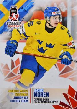 2023 BY Cards IIHF World Junior Championship (unlicensed) #77 Jakub Noren Front