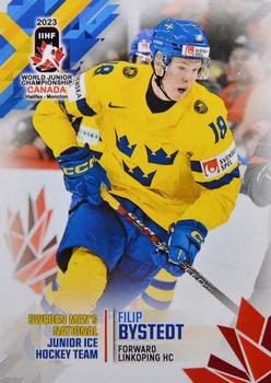 2023 BY Cards IIHF World Junior Championship #81 Filip Bystedt Front