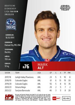 2022-23 Playercards Update (DEL) #464 Mark Alt Back