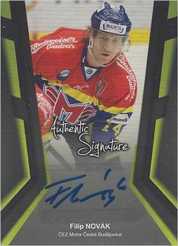 2017-18 Premium Cards WSM Liga - Authentic Signature #AS-FN Filip Novak Front