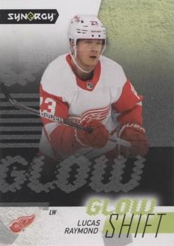 2022-23 Upper Deck Synergy - Glow Shift #G-22 Lucas Raymond Front