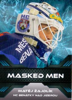 2018-19 Premium Cards CHANCE liga - Masked Men #MM-19 Matej Zajdlik Front