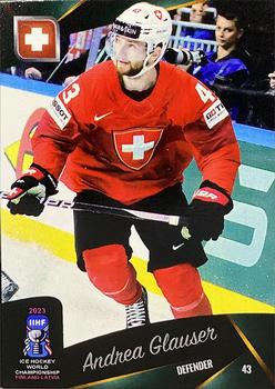 2023 AMPIR IIHF World Championship Team Switzerland #SUI04 Andrea Glauser Front