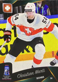 2023 AMPIR IIHF World Championship Team Switzerland #SUI06 Christian Marti Front