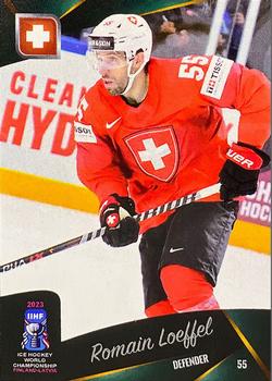 2023 AMPIR IIHF World Championship Team Switzerland #SUI07 Romain Loeffel Front