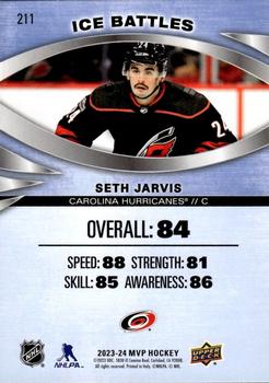 2023-24 Upper Deck MVP - Ice Battles #211 Seth Jarvis Back