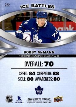 2023-24 Upper Deck MVP - Ice Battles #222 Bobby McMann Back