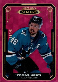 2021-22 Upper Deck Stature - Design Variant Red #85 Tomas Hertl Front