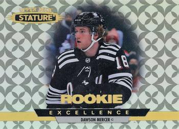 2021-22 Upper Deck Stature - Rookie Excellence #RE-17 Dawson Mercer Front