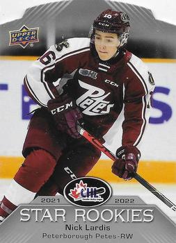 2022-23 Upper Deck CHL - 2021-22 CHL Star Rookies #CSR-26 Nick Lardis Front