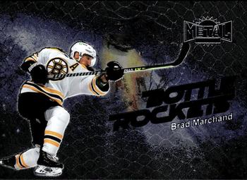 2022-23 SkyBox Metal Universe - Bottle Rockets #BR-14 Brad Marchand Front