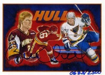 1991-92 Upper Deck - Hockey Heroes: Brett Hull Autograph #9 Brett Hull Front