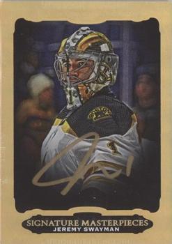 2021-22 Upper Deck Ultimate Collection - Signature Masterpieces #USM-JS Jeremy Swayman Front