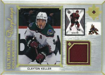 2021-22 Upper Deck Ultimate Collection - Ultimate Display Jersey #UD-CK Clayton Keller Front