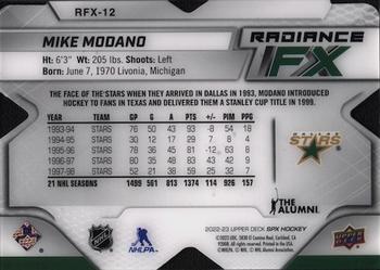 2022-23 SPx - Radiance FX #RFX-12 Mike Modano Back