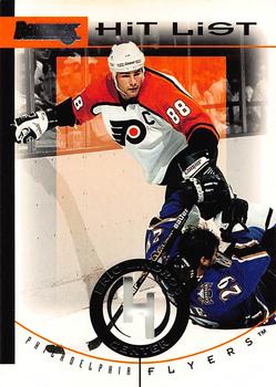 1996-97 Donruss - Hit List Promos #1 Eric Lindros Front