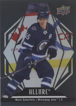 2022-23 Upper Deck Allure - Black Rainbow #51 Mark Scheifele Front