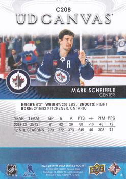 2023-24 Upper Deck - UD Canvas #C208 Mark Scheifele Back