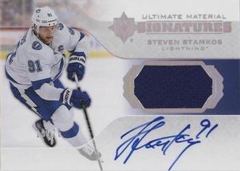 2021-22 Upper Deck Ultimate Collection - 2019-20 Upper Deck Ultimate Collection Update: Ultimate Material Signatures #UMS-SS Steven Stamkos Front