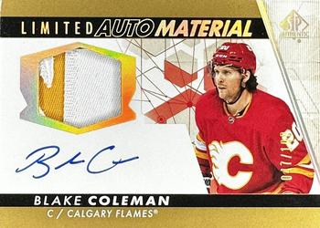 2022-23 SP Authentic - Limited Auto Material #68 Blake Coleman Front