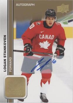 2023 Upper Deck Team Canada Juniors - Signatures #6 Logan Stankoven Front