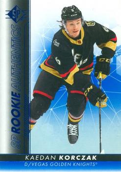 2022-23 SP - Blue #136 Kaedan Korczak Front