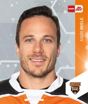 2023-24 Playercards Stickers (DEL) #354 Andy Miele Front