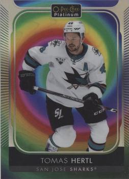 2021-22 O-Pee-Chee Platinum - Rainbow Color Wheel #26 Tomas Hertl Front