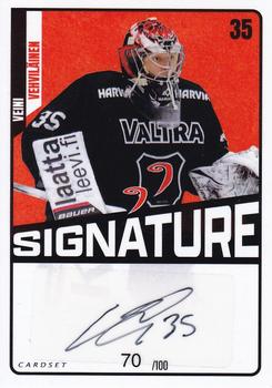 2023-24 Cardset Finland - Signature #NNO Veini Vehviläinen Front