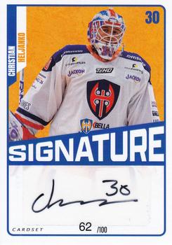 2023-24 Cardset Finland - Signature #NNO Christian Heljanko Front