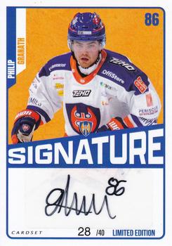 2023-24 Cardset Finland - Signature Limited Edition #NNO Philip Granath Front