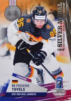 2023 BY Cards IIHF World Championship #48 Frederik Tiffels Front