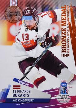2023 BY Cards IIHF World Championship  (unlicensed) #63 Rihards Bukarts Front